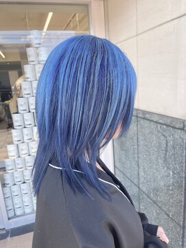 ジェミニ 大津 瀬田店(Gemini) 着物ヘアダークアッシュミディアムレイヤーカット大津瀬田