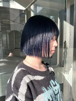 ヲタク(wotaku.)&nbsp;ネイビーカラーブルージュブルーブラックボブミニボブショート