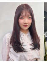 リコバイアフロート(riko by afloat)&nbsp;レイヤーカット/チェリーレッド/暖色カラー