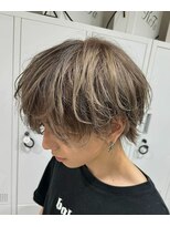 グランデュール 焼津店(GRANDEUR)&nbsp;ローライト×グレージュカラー ブリーチ ケアブリーチ