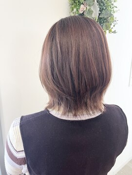 ケイズプラスカラン(HAIR AND MAKEUP K's PLUS calin) 【倉敷　沖/calin】ヴァイオレットカラー　レイヤースタイル