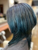 ヘアーメイク ツインズ(Hair Make TWINS) 透明感あふれるミックスブルー