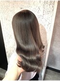 ミニウルフ髪質改善縮毛矯正酸性ストレートレイヤーカット/銀座