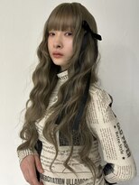 メゾンアクア 表参道(Maison ACQUA) ☆ブリーチなしダブルカラー オリーブ オリーブベージュ ボブ