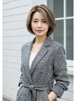 ネックス 表参道本店(nex)&nbsp;#ボブ#表参道駅#ハイライト#白髪ぼかし#白髪#白髪染め