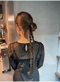 【タイトポニーテール】結婚式/二次会//銀座/ヘアセット/成人式