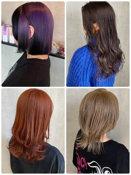 トリコ(ToricO) ダブルカラー　ハイトーン　ブリーチ　レイヤー　デザインカラー