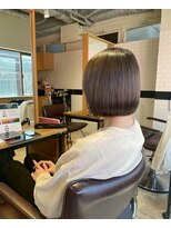 ムード(MOOD,)&nbsp;暗めカラー/グランマッシュ[レイヤーカット/髪質改善/銀座]