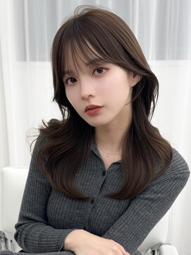 アマトウキョウスマートサロン(AMA TOKYO×Smart Salon) くびれレイヤー/顔まわりカット/レイヤーカット/小顔ヘア