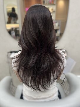 ラルム 新宿(LARME) ブリーチなしでダークラベンダー/ハイレイヤーカット(岡崎/新宿)