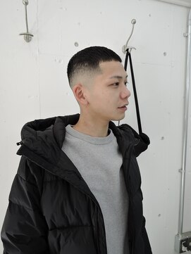 ウェルネス(Wellness) メンズ/クロップ/フェード