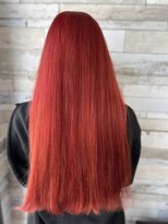 ビューティーサロンワタナベ 本店&nbsp;レッドオレンジカラー