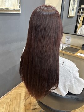 アルター(aL ter) 【ロング×レッド】ピンクベージュ/前髪/鎌取/林愛華