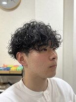 ニコ 四街道(nico)&nbsp;四街道/MEN'S/波巻きパーマ/シャドウパーマ/人気No.1