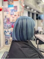 トーキョー オタクヘアー(TOKYO OTAKU HAIR) にじさんじ 渚トラウト/アンブレラ/水色/ネイビー/寒色/デザイン