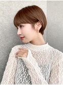 ハンサムショート/丸みショートボブ/20代30代40代50代/顔周り