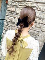 ヘアメイク ポルテ(HAIR MAKE PORTE)&nbsp;タイトあみおろしヘア