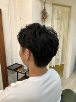 シトリ(ShitoRe)&nbsp;【Guest Style】黒髪爽やかツーブロック×無造作パーマ