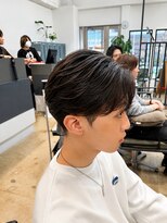 アロー 船橋店(AROH) ニュアンスパーマ|柔らかな毛流れで魅せるメンズスタイルヘアー