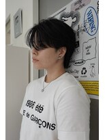 ウーズ ハラジュク(Ooze.HARAJUKU)&nbsp;ハッシュカットグレージュデザインカラーツートーンカラー原宿
