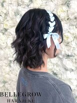ベルグロー 原宿(BELLEGROW)&nbsp;両サイドレースアップヘア ヘアセット/ヘアアレンジ/ヘアメイク