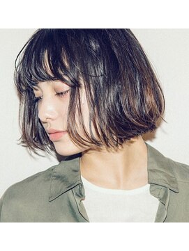 アピッシュ シーナ 海老名店(apish ciena) ＊ハイライトブルージュ☆ワイドバングハネボブ♪