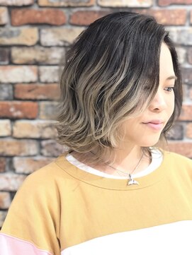 リジョイスヘア エン(REJOICE hair EN) グラデーション＊ホワイティアッシュ