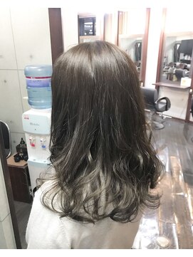 ココル(cocoru) 【cocoru】金子 誠也  ゆるふわアッシュグレージュ