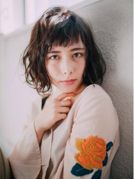 プランタンバイフラミューム 大和店(PRINTEMPS by flammeum) 斜めショートバングボブ【大和】