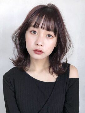 アイティー バイ アルバム 中野店(IT by ALBUM) 外ハネボブ_外ハネボブアッシュブラウンネオウルフ_37034