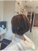 丸みショートボブ【錦糸町 ショートヘア】