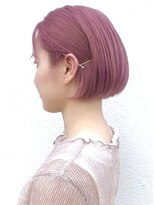 アイティーバイアルバム 藤沢店(IT by ALBUM) ピンクボブ_くびれヘアビタミンカラーメルティカラー_ba340311