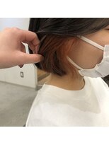 エイト 博多店(EIGHT hakata)&nbsp;ボブ×オレンジ