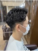 宮城リョータ風パーマ　ツイスパ波巻き