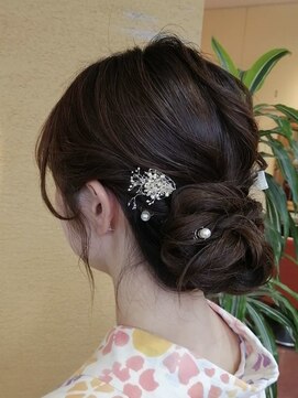 プリマヴェーラ 神楽坂 浴衣ヘアアレンジ