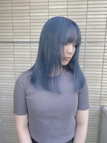 ハイプ(HYPE)&nbsp;【藤沢横浜】くすみブルーカラー/顔周りレイヤー/ブルージュ