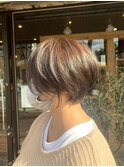 毛流れハンサムショート