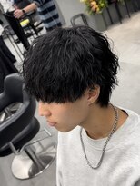 オーバルバイアピッシュ(OVARL by apish) 波巻きスパイラルツイストスパイラルメンズマッシュ束感カルマ