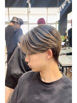 スキル(SKILL)&nbsp;【SKILL】ツーブロック刈り上げショートメンズパーマハイライト