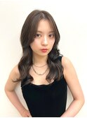 大人レイヤー艶感グレージュ髪質改善トリートメント銀座ロング