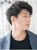 ゆるふわマッシュパーマのアンニュイウェットスタイルW上尾
