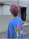 Coach Hair Studio 新代田店刈らないショート×ファンシーピンク