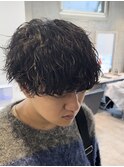 ツイストスパイラルマッシュ 波巻きパーママッシュ