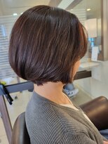 スタイル 成城学園前(STYLE)&nbsp;丸みショートボブで絶壁解消ヘア　ふんわりショートボブ