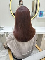 ルーム 郡山店(ROOM)&nbsp;ブリーチなし♪ピンクベージュ×髪質改善カラー