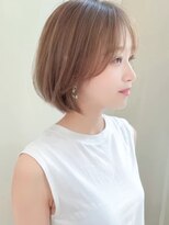 ルエ(rue)&nbsp;ナチュラルボブ×大人ショートボブ×前髪あり 20代30代40代50代