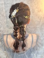 アイビーヘアー(iB HAiR)&nbsp;ツイン編みおろし