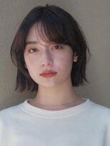 ガーデンヨコハマエスト(GARDEN YOKOHAMA est)&nbsp;イメチェン　外ハネボブ　美髪　ワイドバング　ミディアム　艶