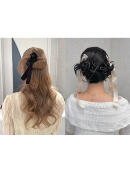 結婚式/パーティーなど華やかなスタイルで特別な日を演出♪特別な日を彩る、あなただけの素敵なヘアに★
