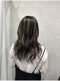白髪が目立たない　白髪ぼかしハイライト